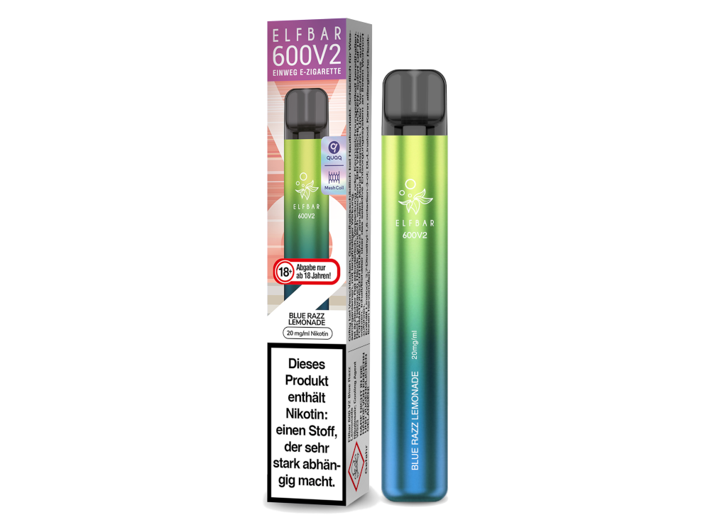 Elf Bar - 600 V2 - (2 ml) 20 mg/ml - Einweg E-Zigarette