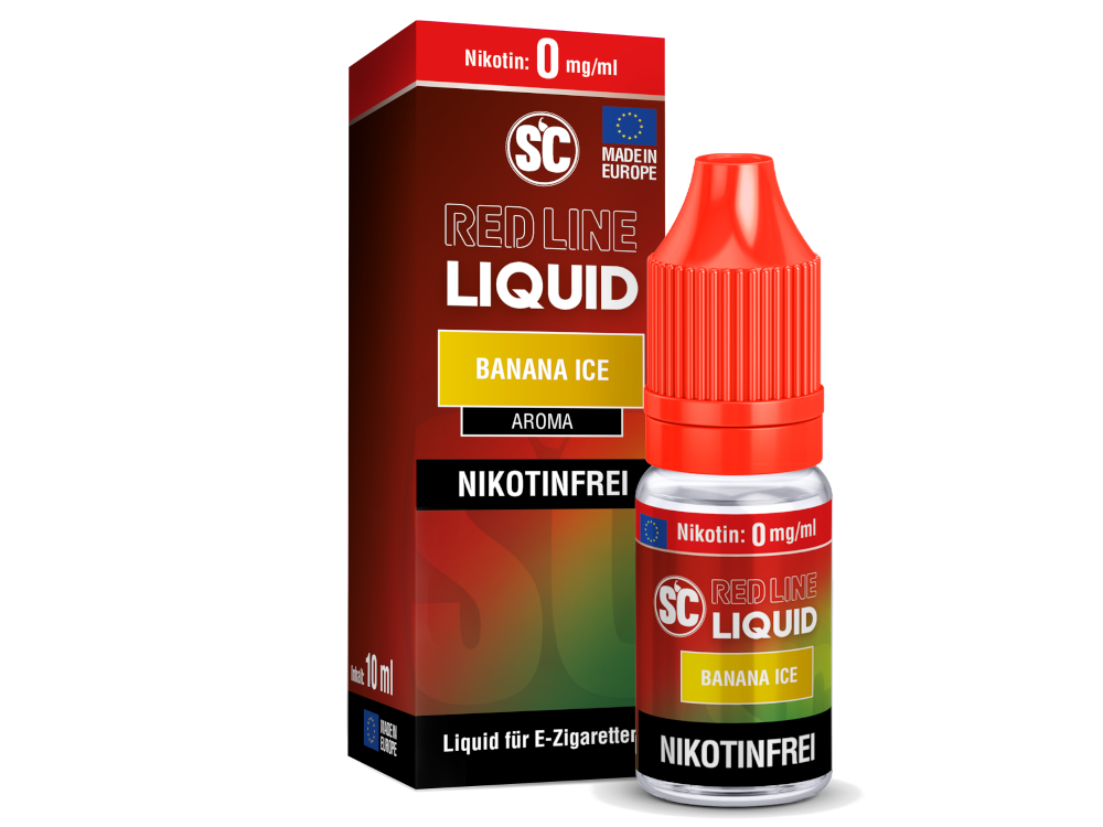 SC - Red Line - Banana Ice - Nikotinsalz Liquid (10 ml)