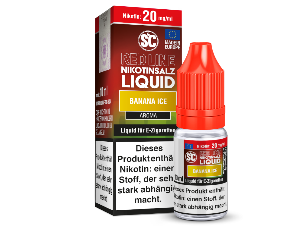 SC - Red Line - Banana Ice - Nikotinsalz Liquid (10 ml)