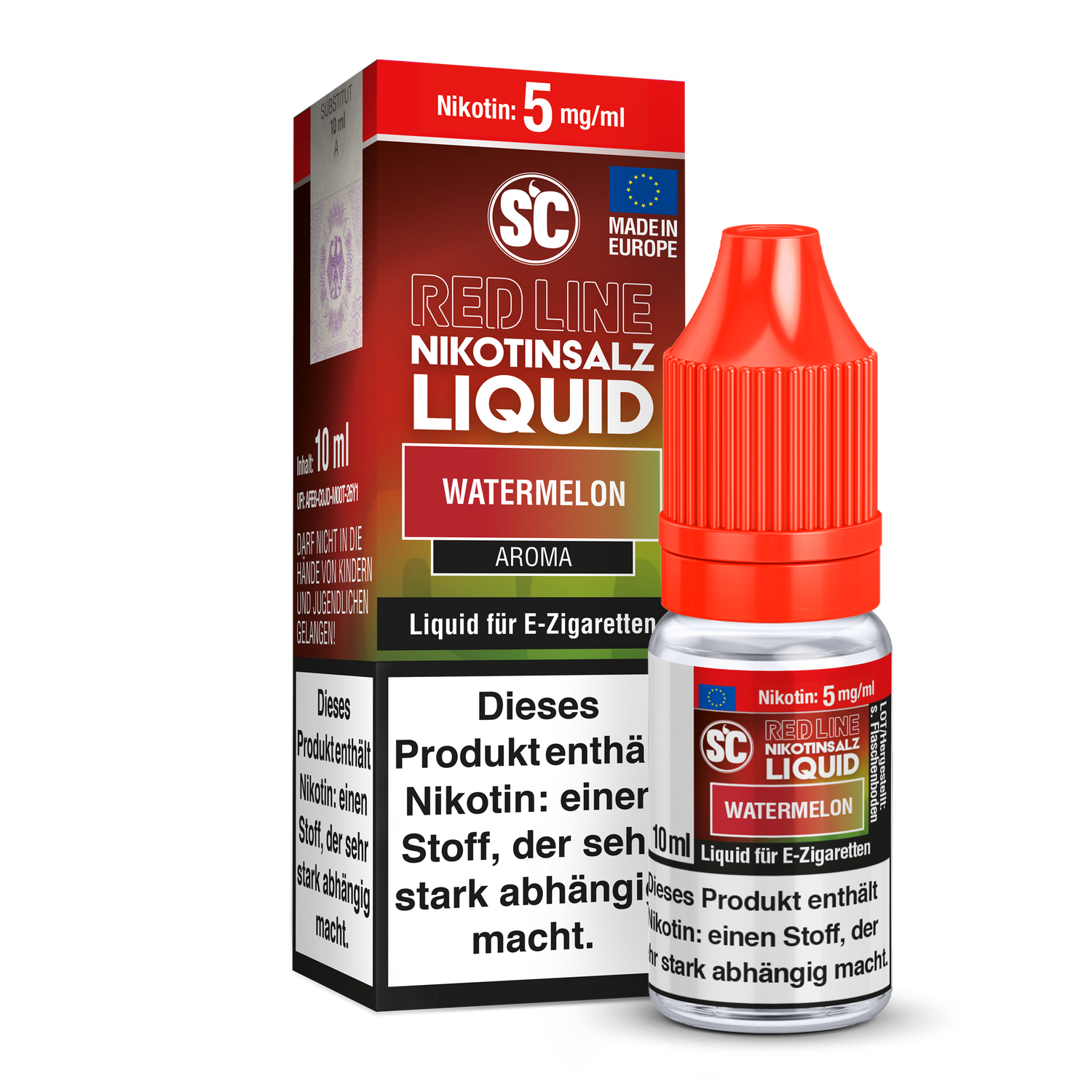 SC - Red Line - Watermelon - Nikotinsalz Liquid