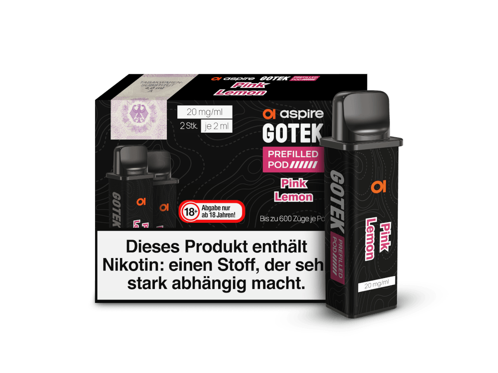 Aspire - GoTek Pod 20mg/ml (2 Stück pro Packung) - time4vape