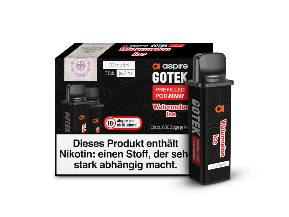 Aspire - GoTek Pod 20mg/ml (2 Stück pro Packung) - time4vape