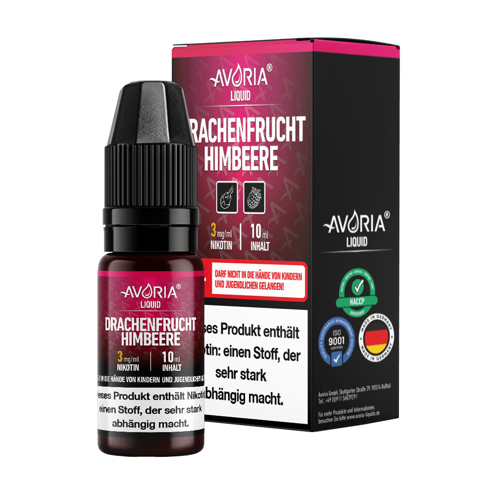 Avoria - E-Zigaretten Liquid - Drachenfrucht-Himbeer - time4vape