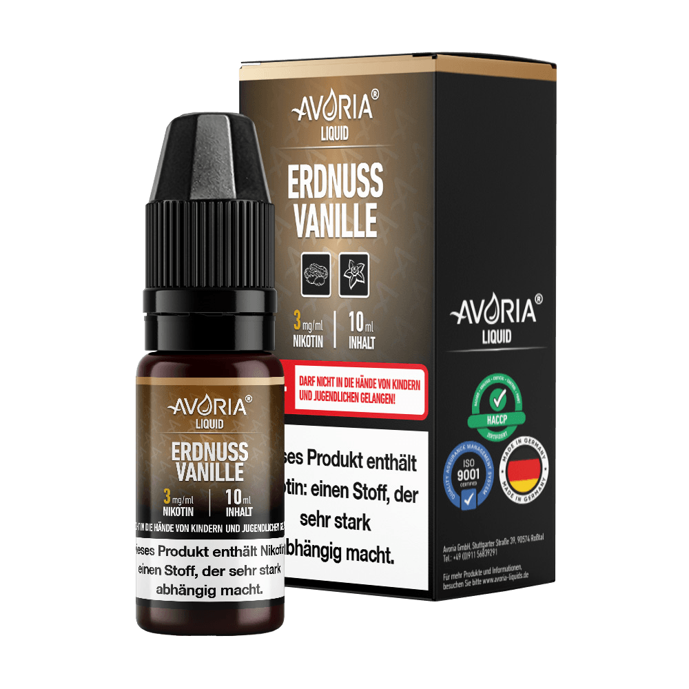 Avoria - E-Zigaretten Liquid - Erdnuss-Vanille - time4vape