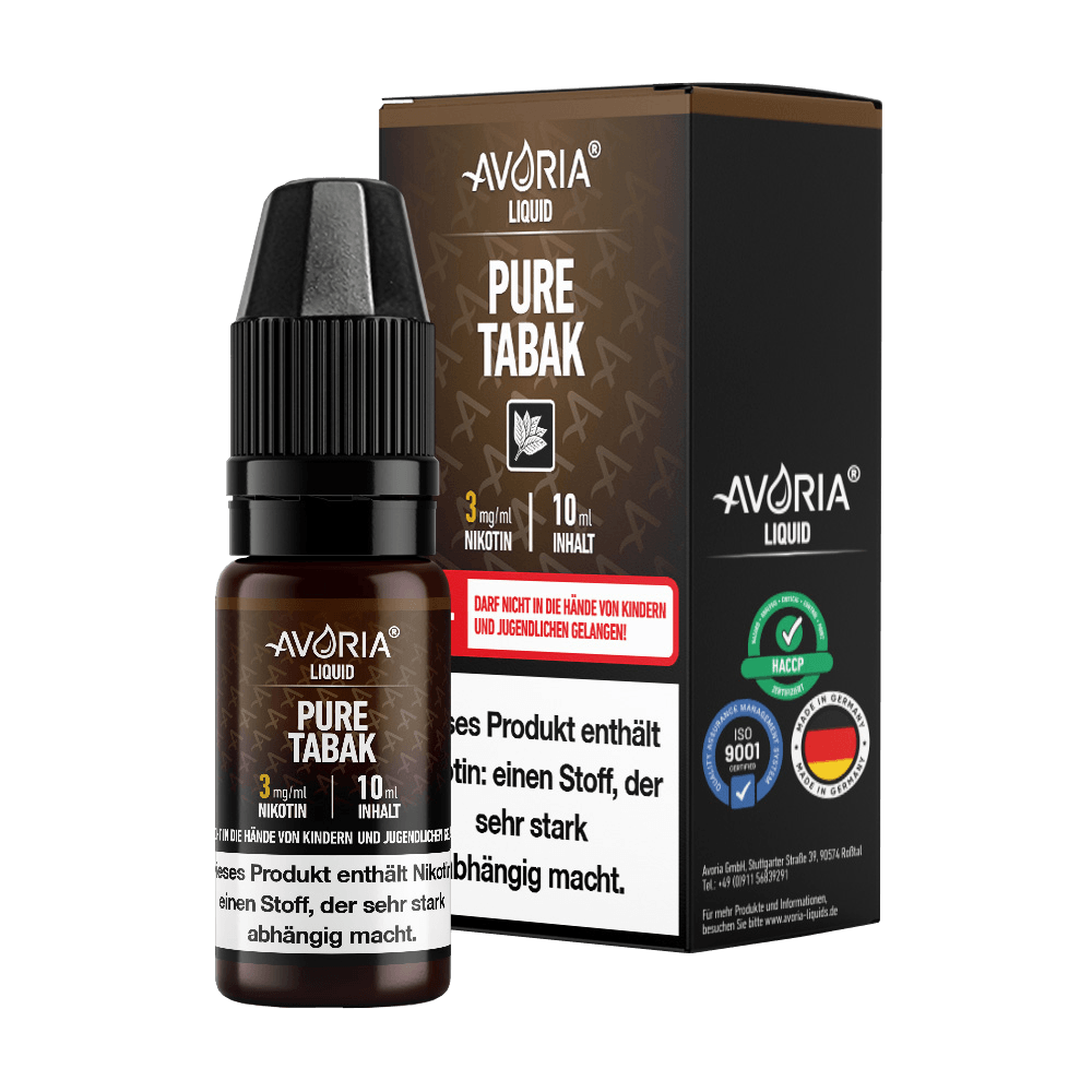 Avoria - E-Zigaretten Liquid - Pure Tabak - time4vape