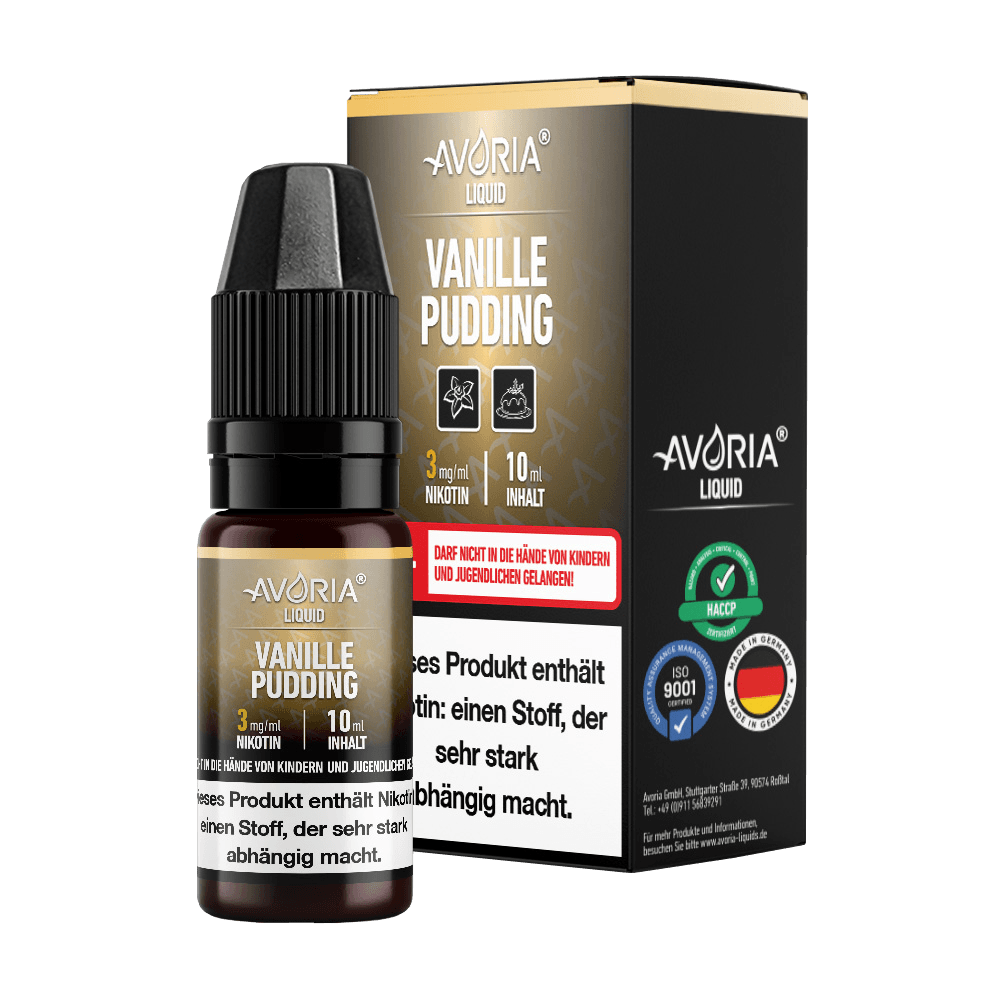 Avoria - E-Zigaretten Liquid - Vanillepudding - time4vape