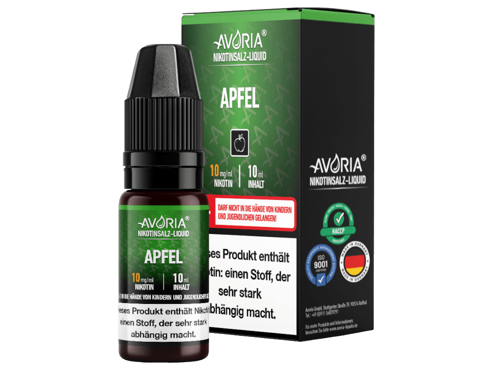 Avoria - Nikotinsalz Liquid - Apfel - time4vape