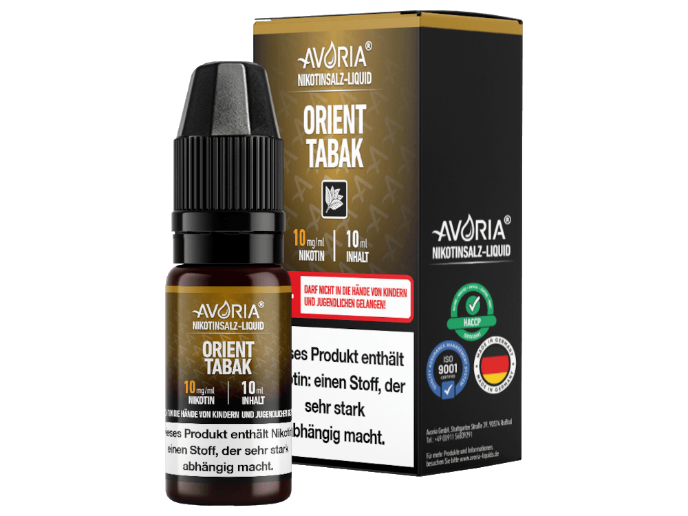 Avoria - Nikotinsalz Liquid - Orient Tabak - time4vape