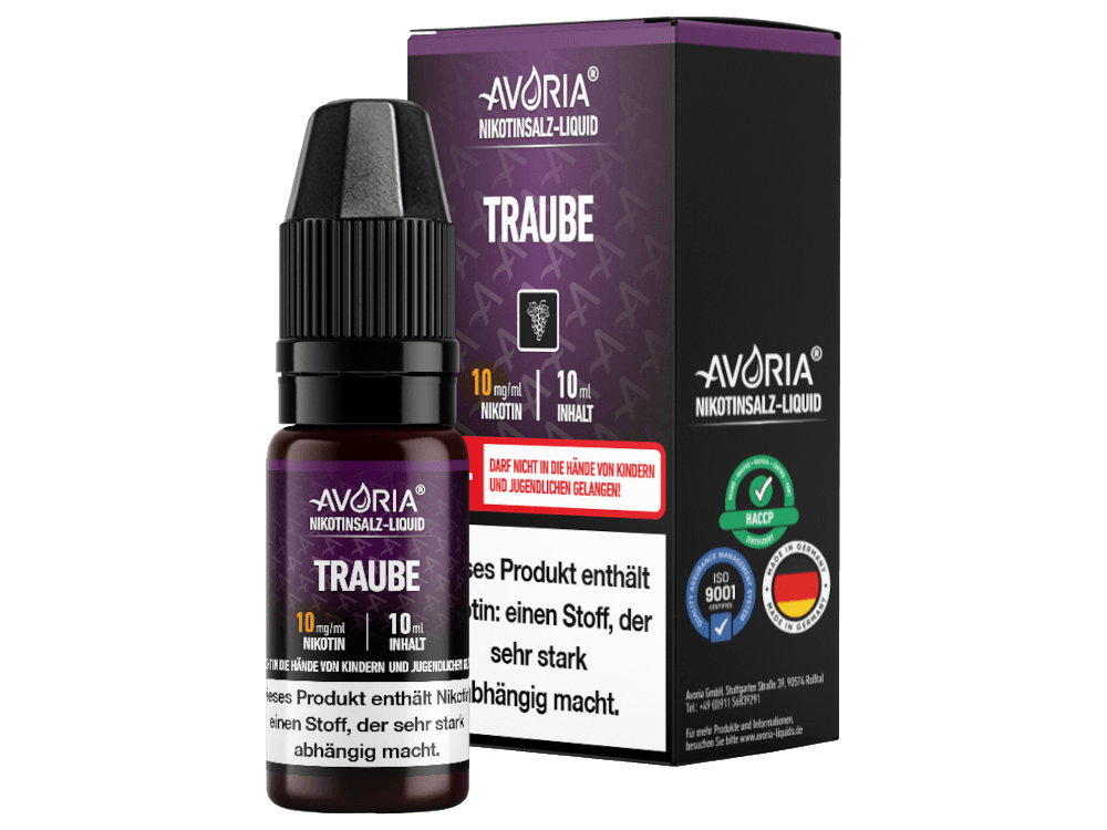 Avoria - Nikotinsalz Liquid - Traube - time4vape