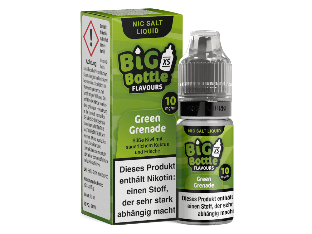 Big Bottle - Green Grenade - Nikotinsalz Liquid - time4vape