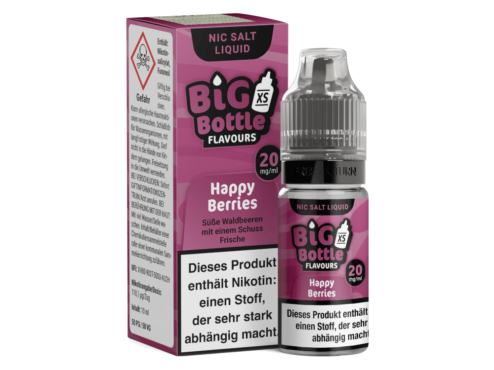 Big Bottle - Happy Berries - Nikotinsalz Liquid - time4vape