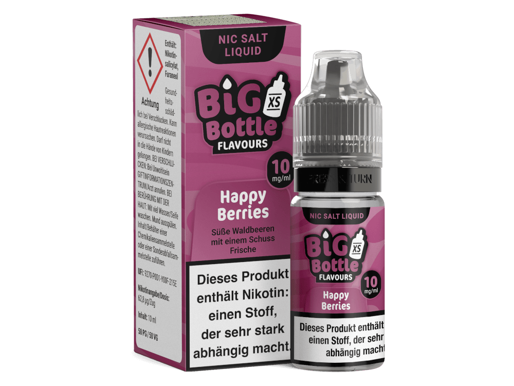 Big Bottle - Happy Berries - Nikotinsalz Liquid - time4vape