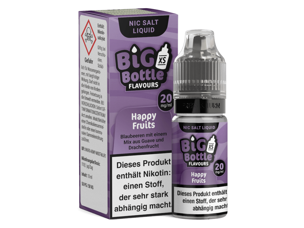 Big Bottle - Happy Fruits - Nikotinsalz Liquid - time4vape