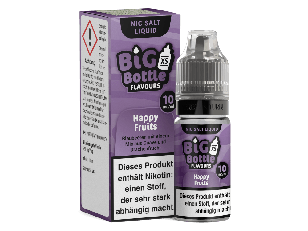 Big Bottle - Happy Fruits - Nikotinsalz Liquid - time4vape