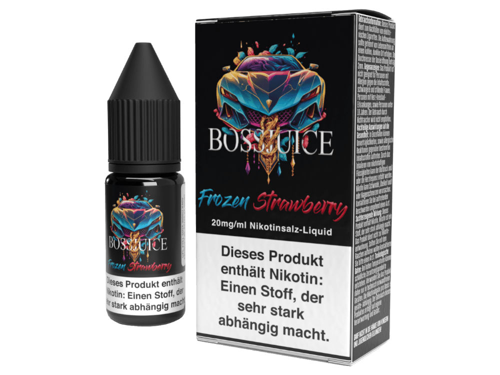 Boss Juice - Frozen Strawberry - Nikotinsalz Liquid 20 mg/ml - time4vape