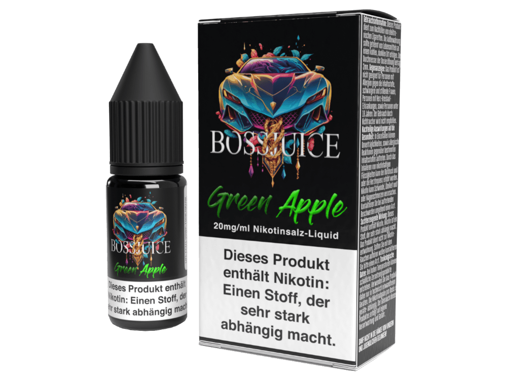 Boss Juice - Green Apple - Nikotinsalz Liquid 20 mg/ml - time4vape