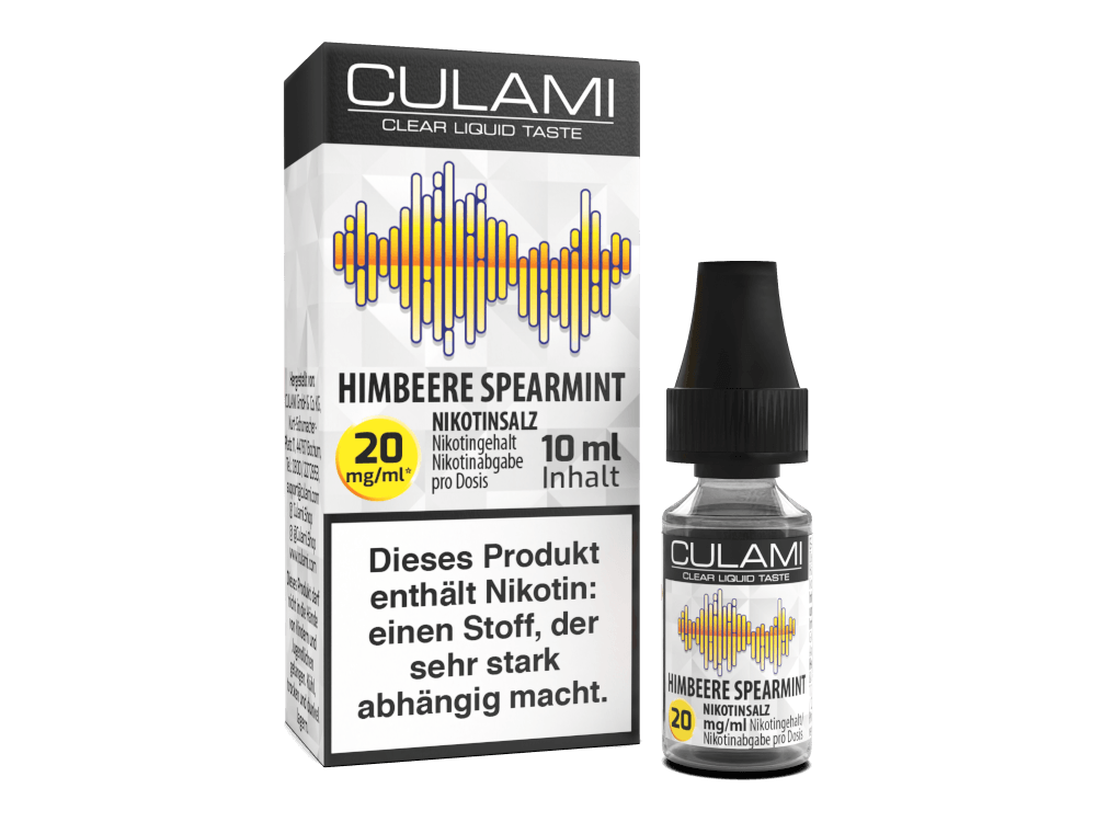 Culami - Nikotinsalz Liquid - Himbeere Spearmint - time4vape