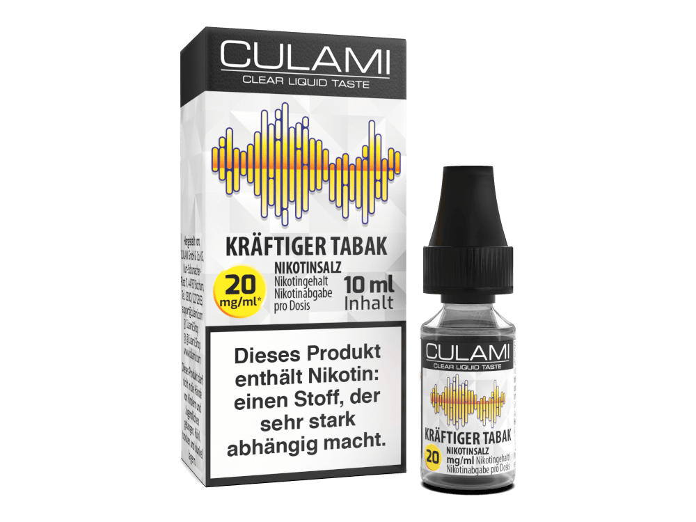 Culami - Nikotinsalz Liquid - Kräftiger Tabak - time4vape