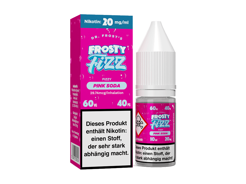 Dr. Frost - Frosty Fizz - Nikotinsalz Liquid 20mg/ml - Pink Soda - time4vape