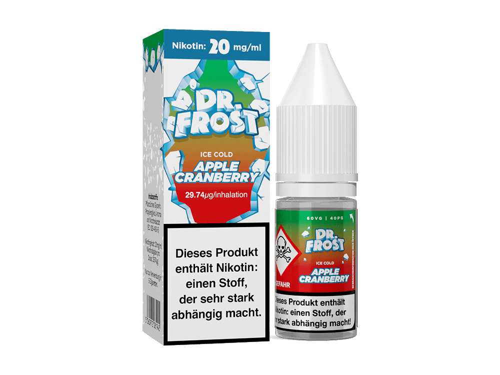 Dr. Frost - Ice Cold - Nikotinsalz Liquid - Apple Cranberry - time4vape