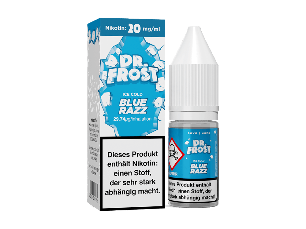 Dr. Frost - Ice Cold - Nikotinsalz Liquid - Blue Razz - time4vape