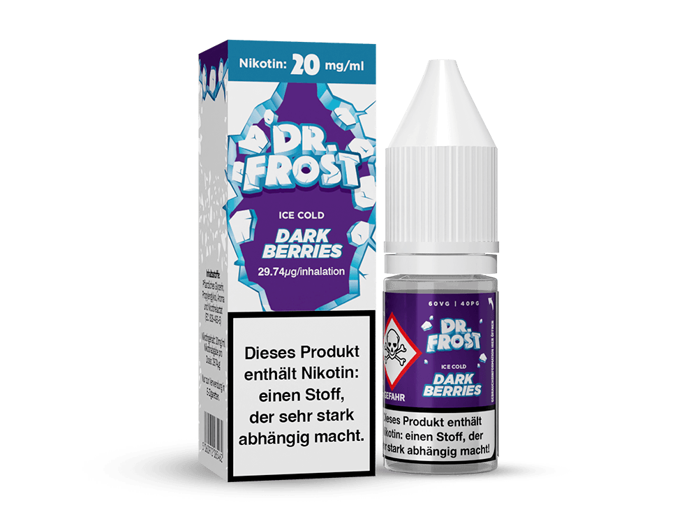 Dr. Frost - Ice Cold - Nikotinsalz Liquid - Dark Berries - time4vape