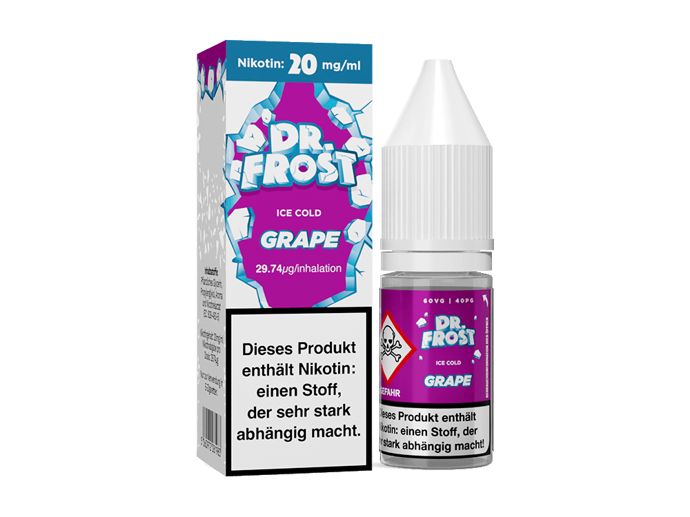 Dr. Frost - Ice Cold - Nikotinsalz Liquid - Grape - time4vape