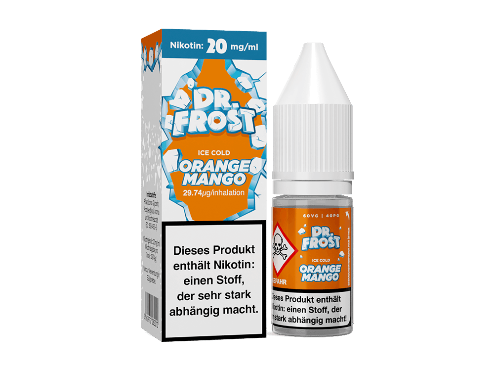 Dr. Frost - Ice Cold - Nikotinsalz Liquid - Orange Mango - time4vape