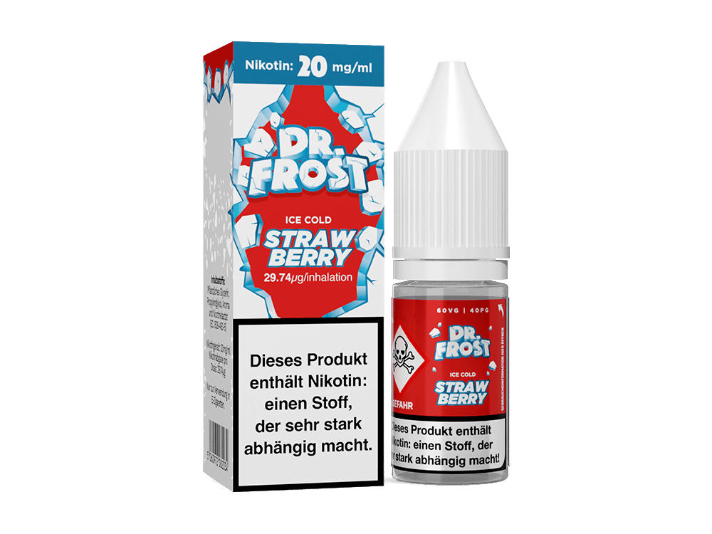 Dr. Frost - Ice Cold - Nikotinsalz Liquid - Strawberry - time4vape