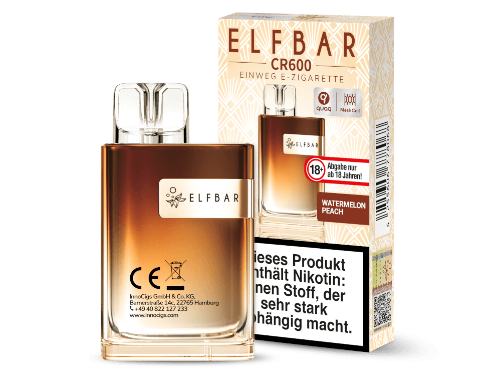 Elf Bar - CR600 - (2 ml) 20 mg/ml - Einweg E-Zigarette - time4vape