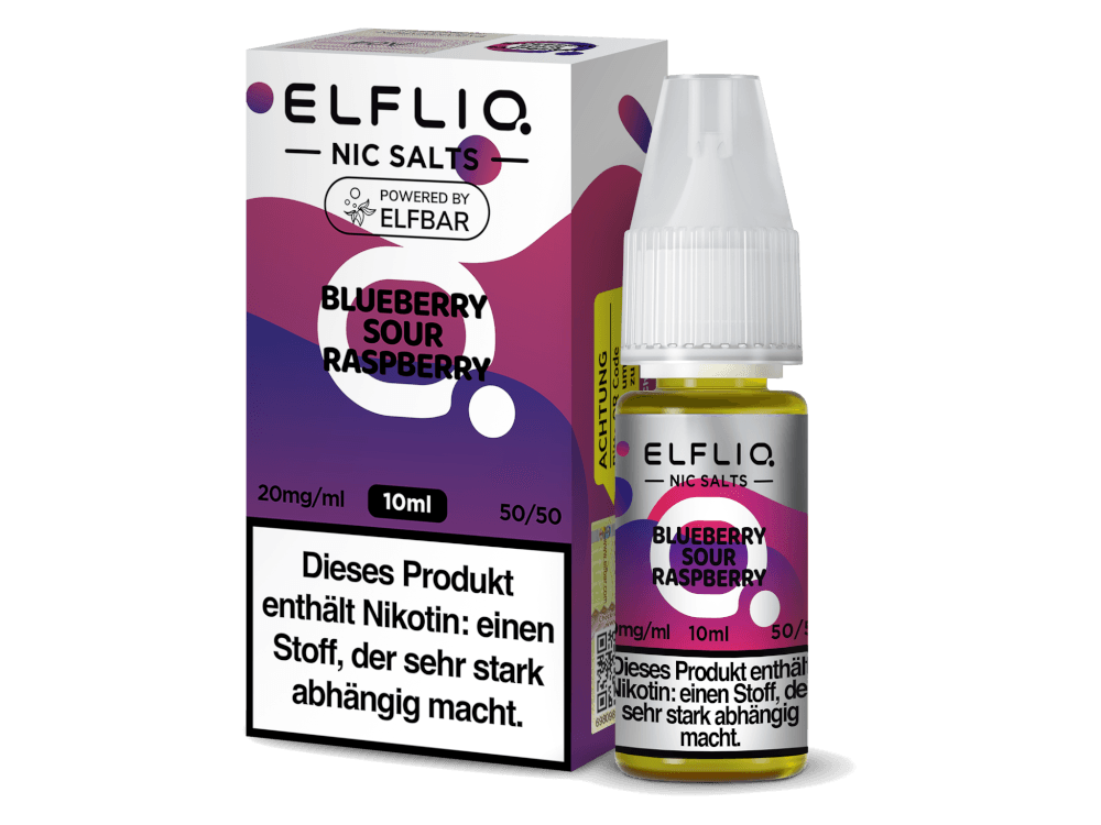 ELFLIQ - Blueberry Sour Raspberry - Nikotinsalz Liquid - time4vape