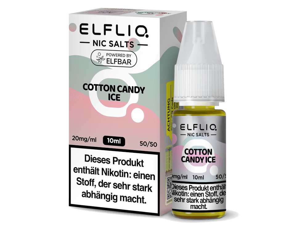 ELFLIQ - Cotton Candy Ice - Nikotinsalz Liquid - time4vape