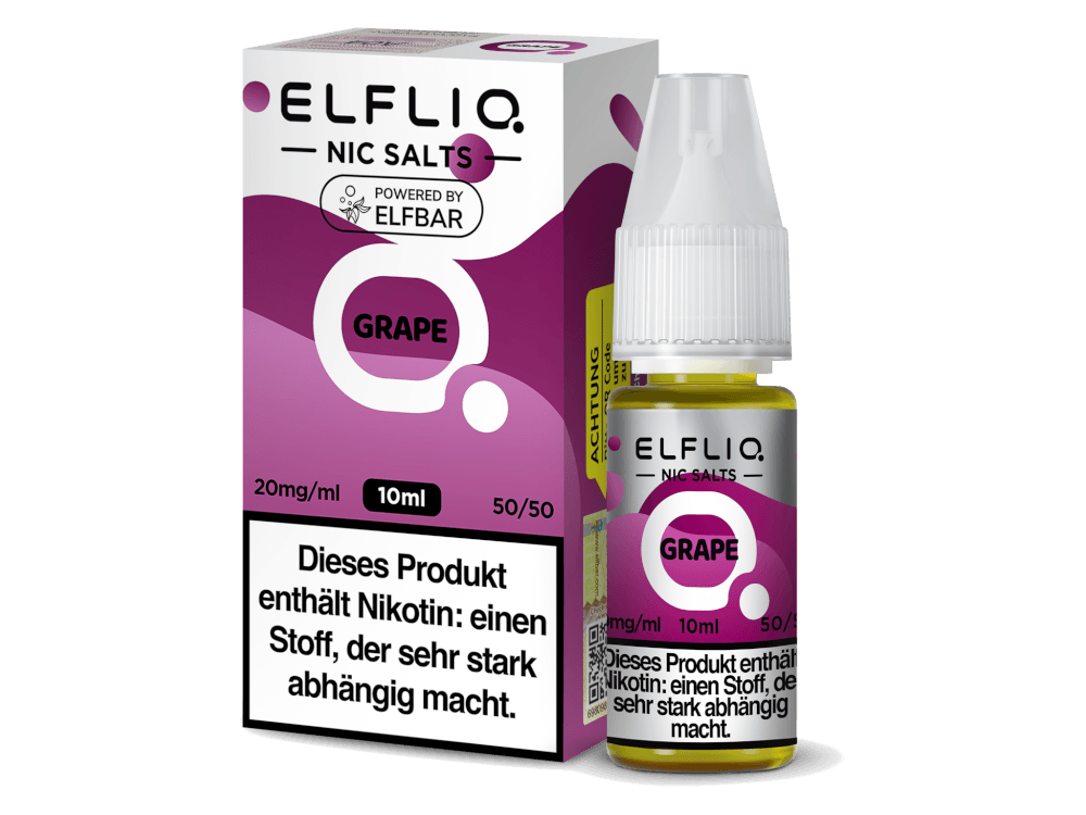 ELFLIQ - Grape - Nikotinsalz Liquid - time4vape