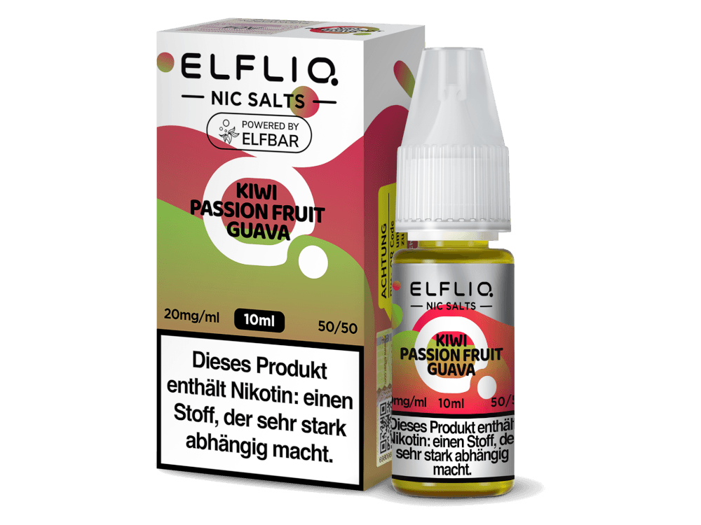 ELFLIQ - Kiwi Passion Fruit Guava - Nikotinsalz Liquid - time4vape