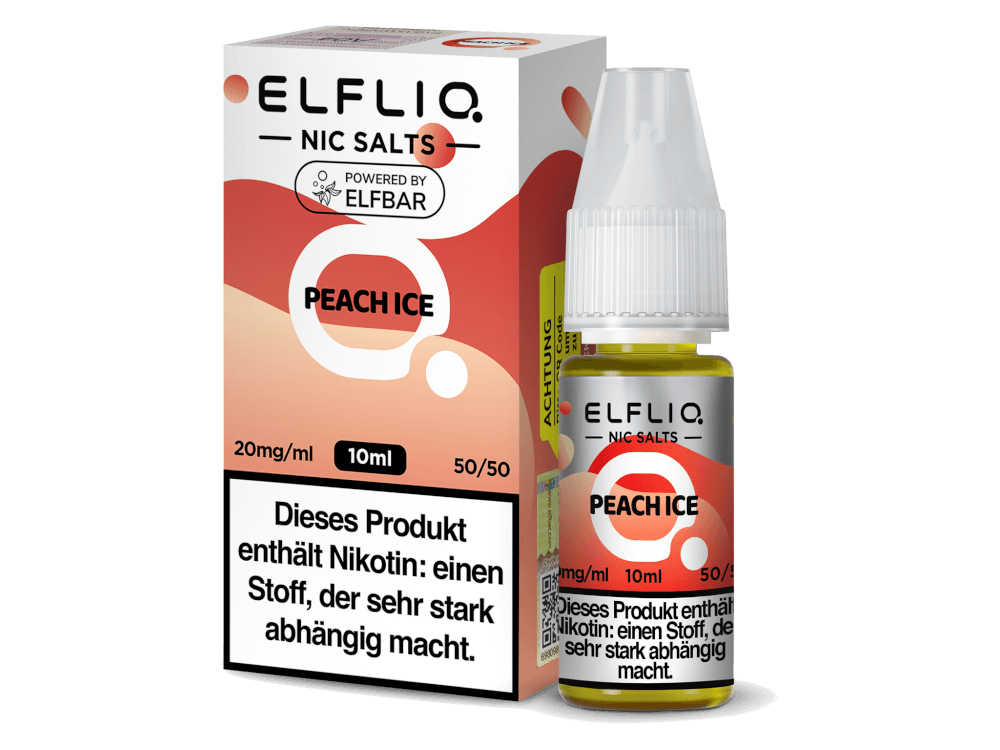 ELFLIQ - Peach Ice - Nikotinsalz Liquid - time4vape