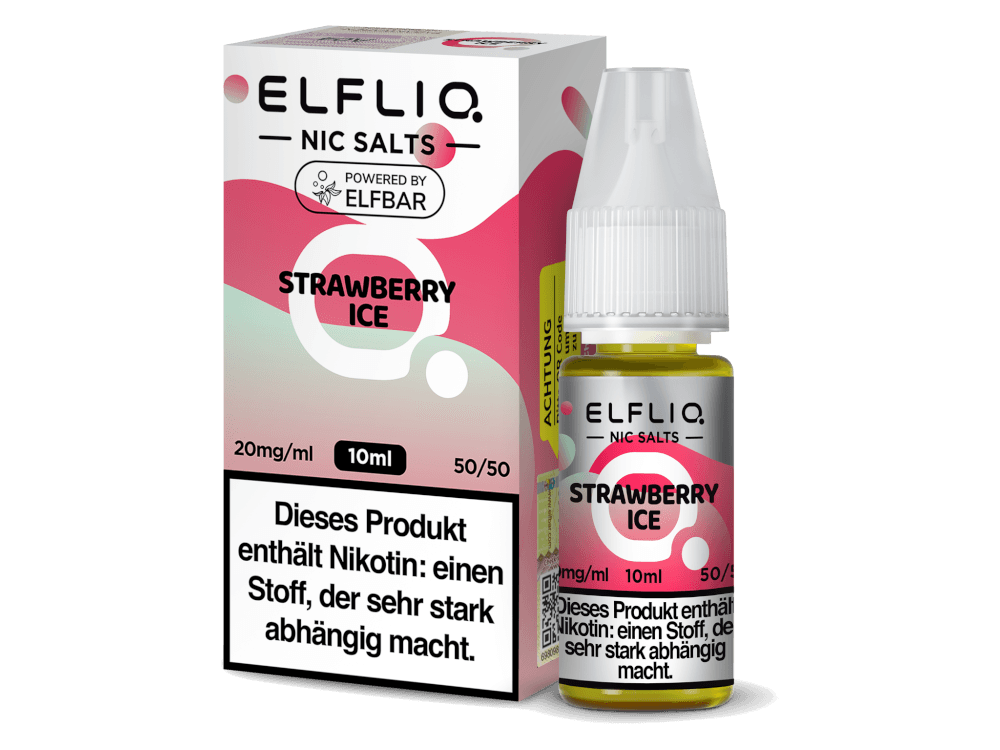 ELFLIQ - Strawberry Ice - Nikotinsalz Liquid - time4vape