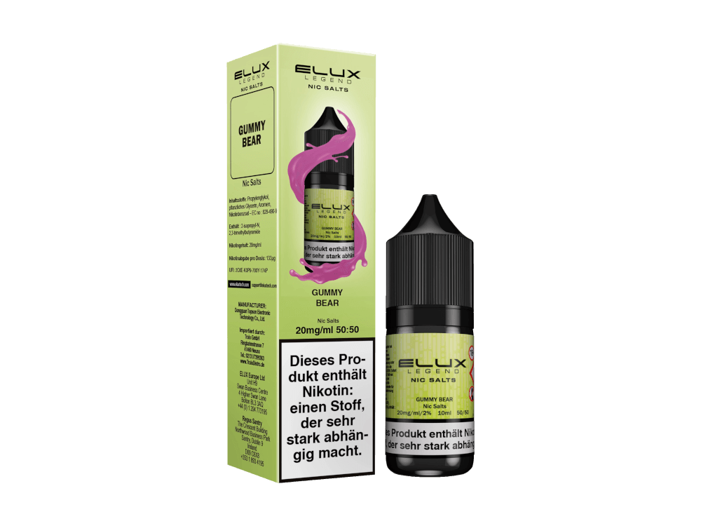 Elux - Nikotinsalz Liquid - Gummy Bear - time4vape