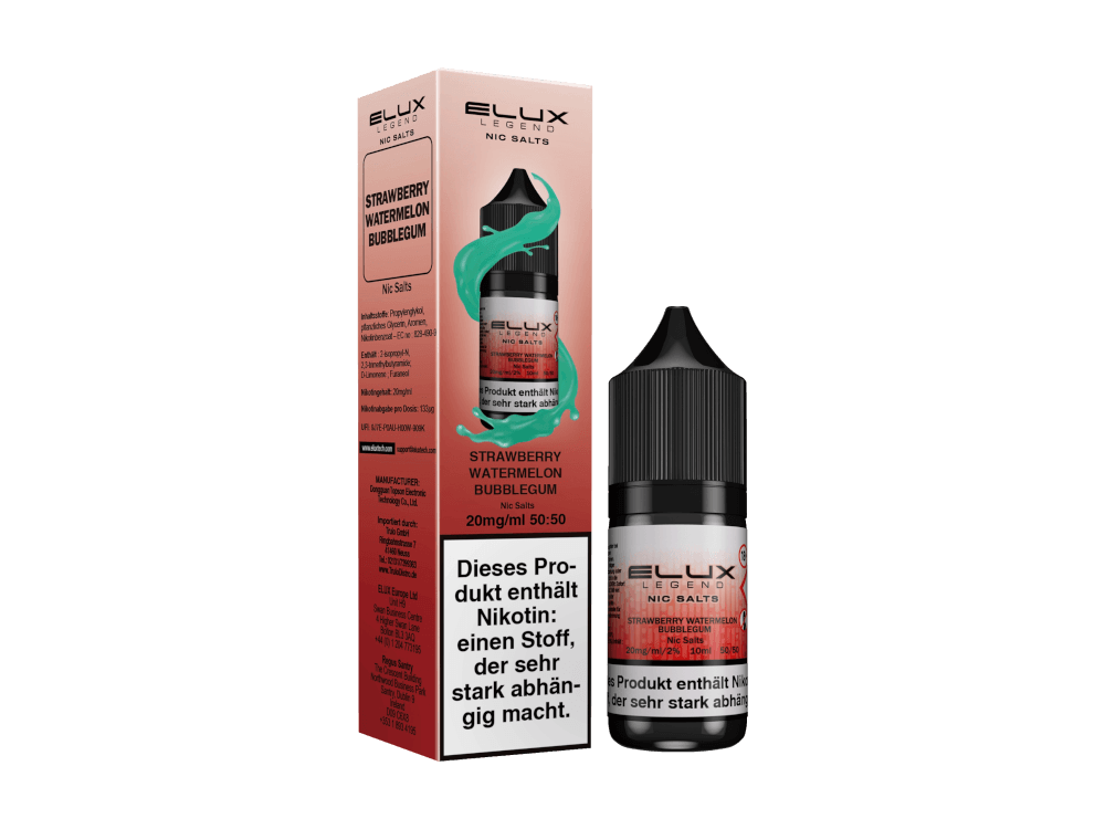 Elux - Nikotinsalz Liquid - Strawberry Watermelon Bubblegum - time4vape