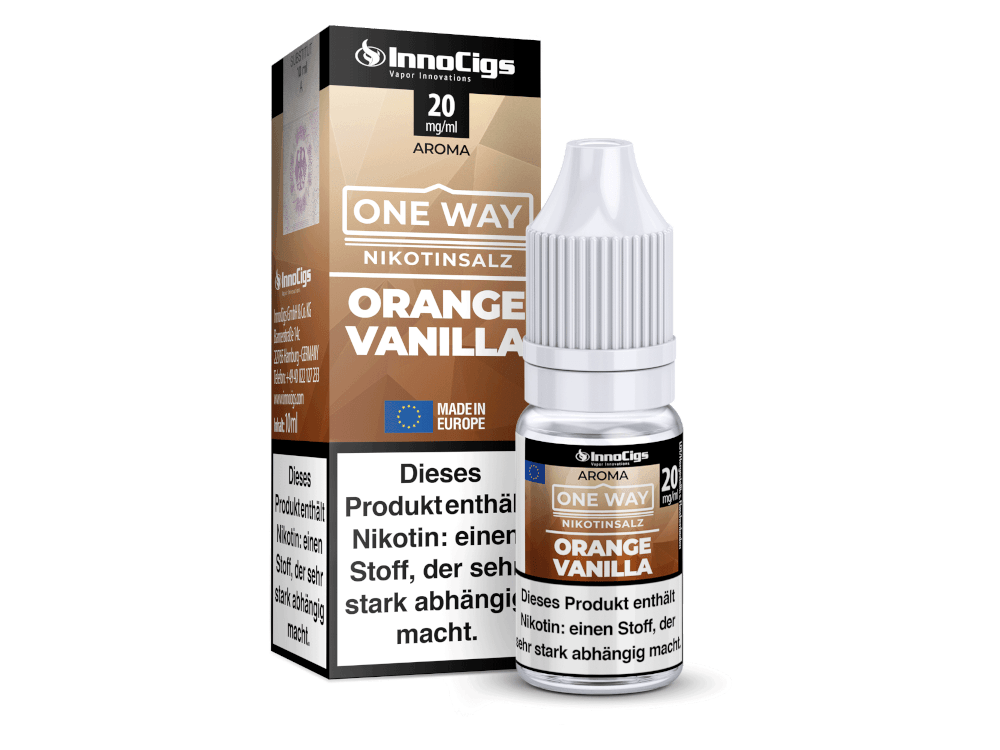 InnoCigs - One Way - Orange Vanilla - Nikotinsalz Liquid - time4vape
