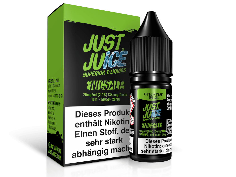 Just Juice - Apple & Pear on Ice - Nikotinsalz Liquid - time4vape