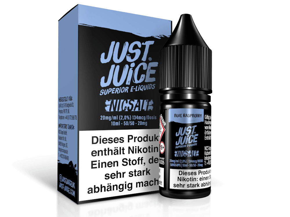 Just Juice - Blue Raspberry - Nikotinsalz Liquid - time4vape