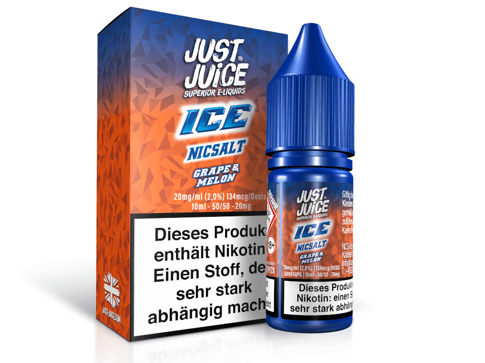 Just Juice - Grape & Melon Ice - Nikotinsalz Liquid - time4vape