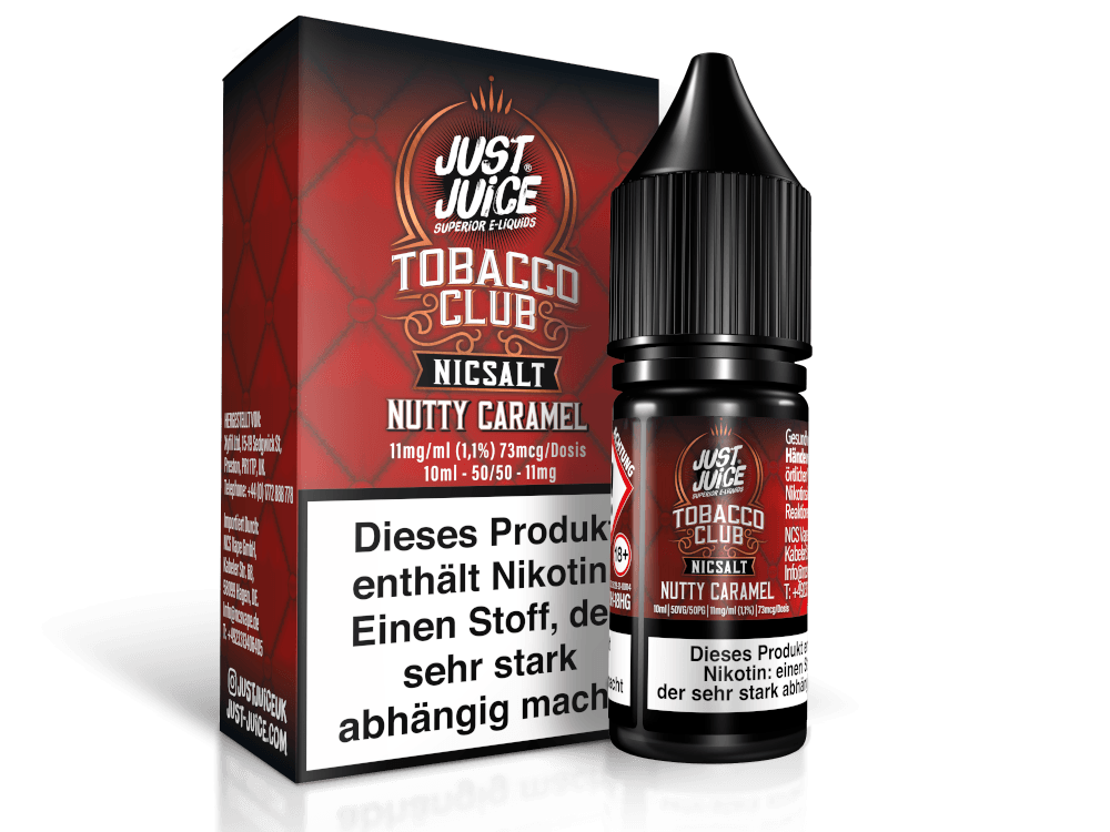 Just Juice - Nutty Caramel - Nikotinsalz Liquid - time4vape