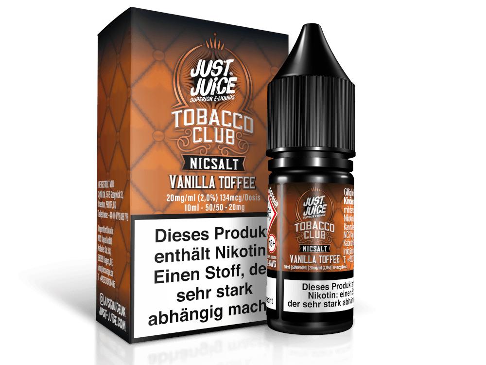 Just Juice - Tobacco Vanilla Toffee - Nikotinsalz Liquid - time4vape