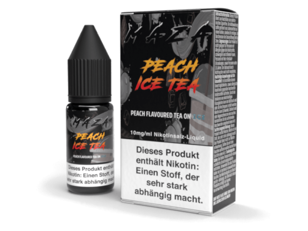 MaZa - Peach Ice Tea - Nikotinsalz Liquid - time4vape