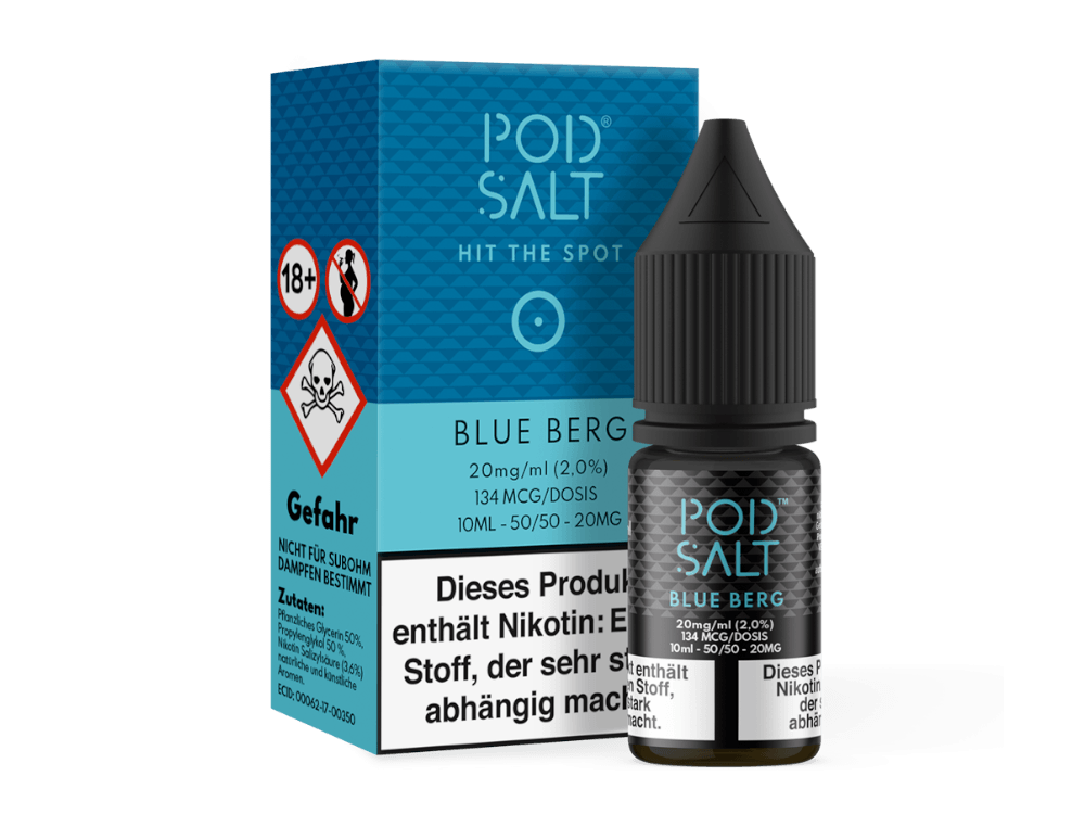Pod Salt - Blue Berg - Nikotinsalz Liquid - time4vape