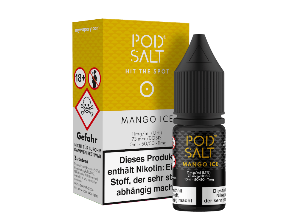 Pod Salt - Mango Ice - Nikotinsalz Liquid - time4vape