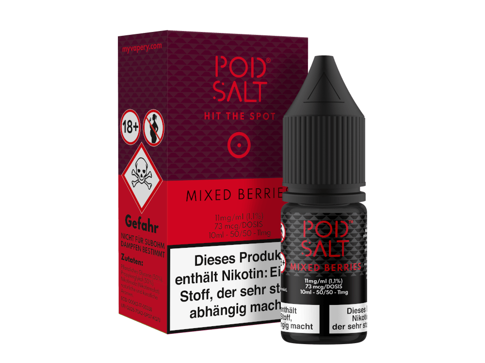 Pod Salt - Mixed Berries - Nikotinsalz Liquid - time4vape