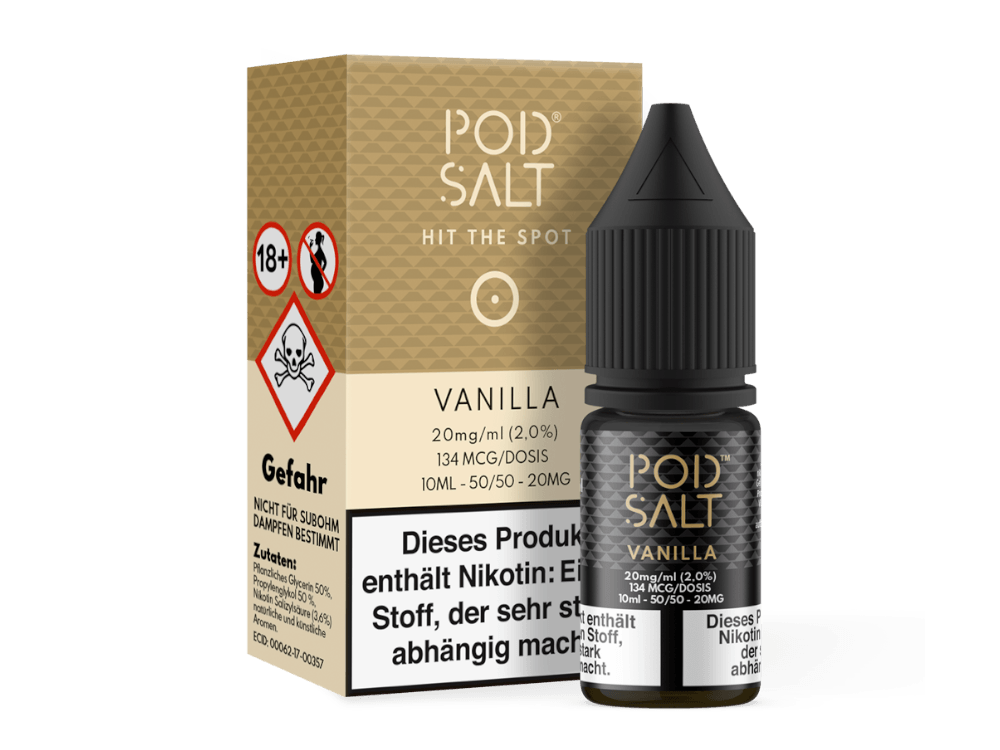 Pod Salt - Vanilla - Nikotinsalz Liquid - time4vape