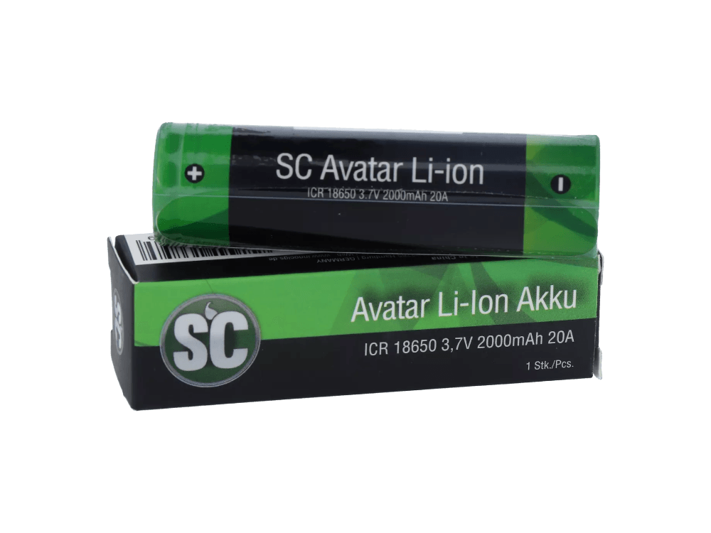 SC 18650er Akku 2000 mAh - 3,7 V - time4vape